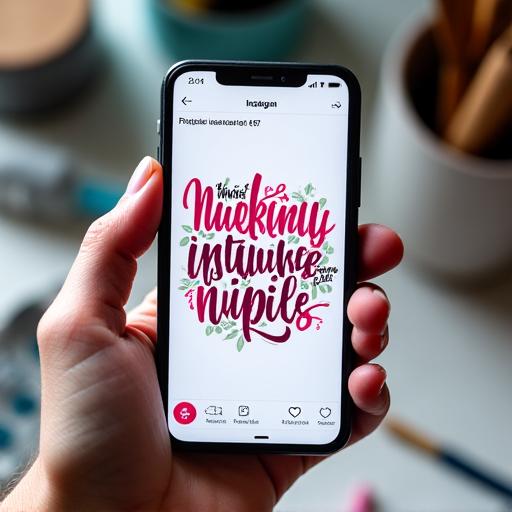 Caligrafia para posts do Instagram